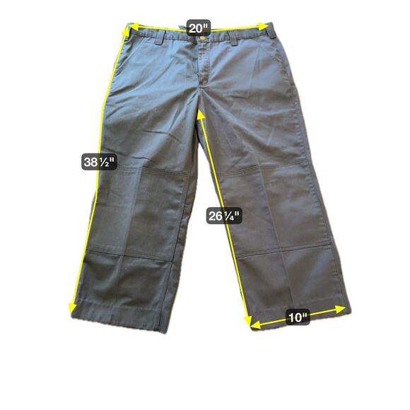 Carhartt NVY Dungaree Fit Carpenter Pants Size 40x30 Navy Workwear - Picture 2 of 11